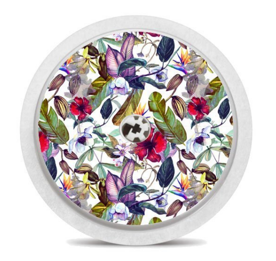 Sticker Freestyle libre capteur - happy flower