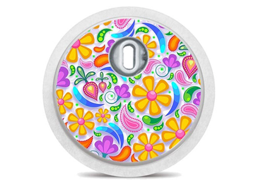 Freestyle Libre 3 Sensor Sticker - Bloemen
