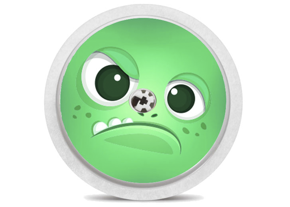Sticker Freestyle libre capteur - monstres