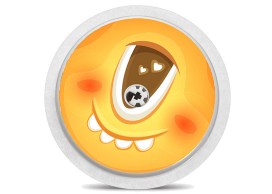 Sticker Freestyle libre capteur - monstres