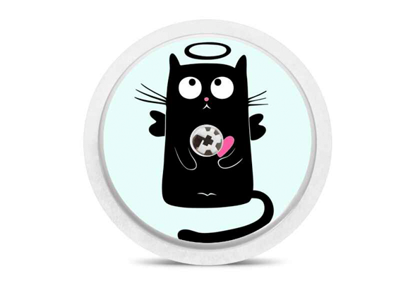 Sticker Freestyle Libre Capteur - Chat Sage