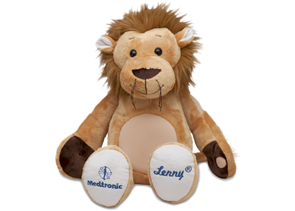 Lenny de Leeuw infusiesetknuffel - MiniMed