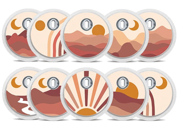 Freestyle Libre 3 Sensor Sticker - Zonsondergang