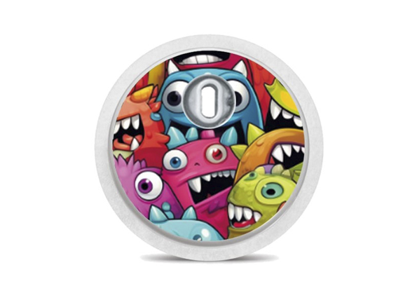 Freestyle Libre 3 Sensor Sticker - Monster