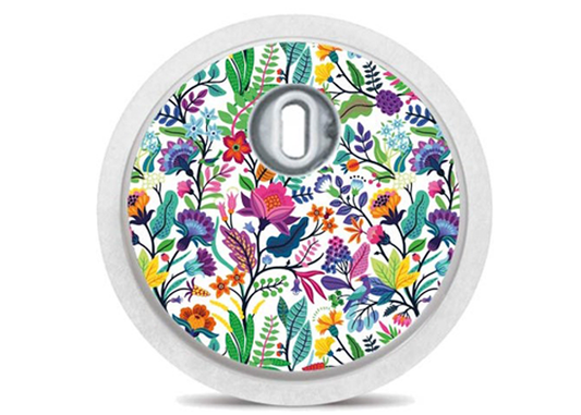 Freestyle Libre 3 Sensor Sticker - Happy Flowers