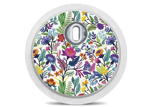 Freestyle Libre 3 Sensor Sticker - Happy Flowers