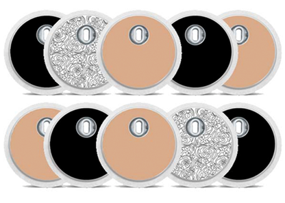 Freestyle Libre 3 Sensor Sticker - Zwart&Wit