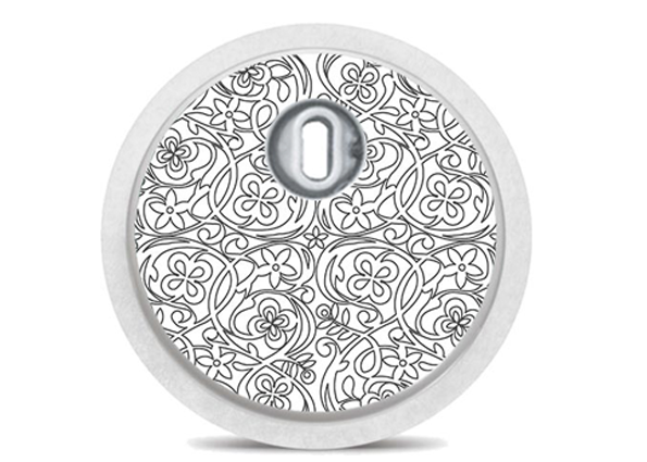 Freestyle Libre 3 Sensor Sticker - Zwart&Wit