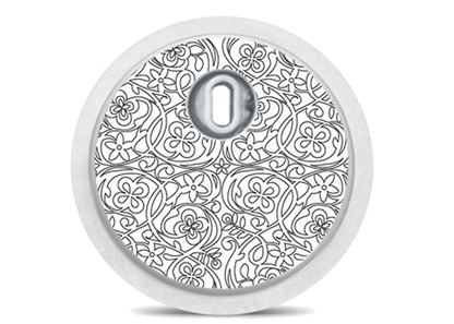 Freestyle Libre 3 Sensor Sticker - Zwart&Wit