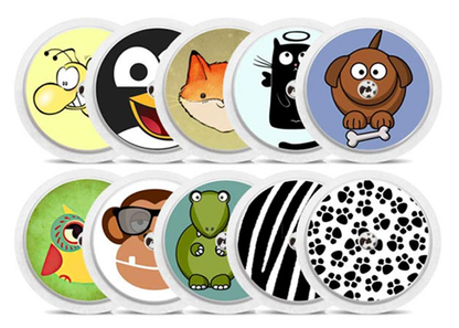 Sticker Freestyle libre capteur - animaux