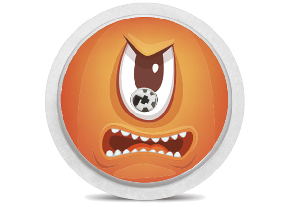 Sticker Freestyle libre capteur - monstres