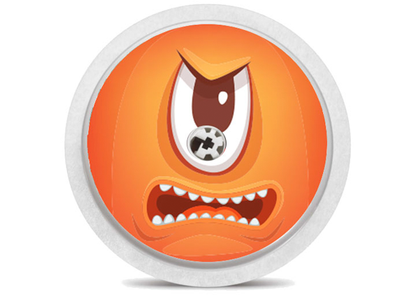 Sticker Freestyle libre capteur - monstres