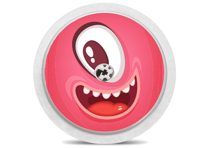 Sticker Freestyle libre capteur - monstres