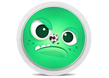 Sticker Freestyle libre capteur - monstres