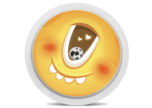 Sticker Freestyle libre capteur - monstres
