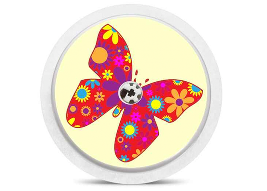 Sticker Freestyle libre capteur - papillon